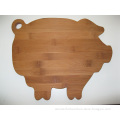 New Product for 2015 Moso Bamboo Pig- Shape Cutting Board/Chopping Board